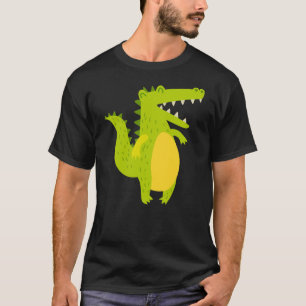 Alligator Cartoon Animal Men Women Boys Or Girls T-Shirt