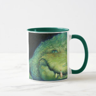 Alligator Christmas mug