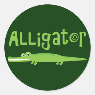 Alligator Classic Round Sticker