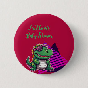Alligator Cool Kawaii Retro Vibe Baby Shower 6 Cm Round Badge