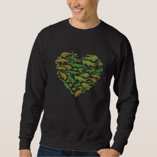 Alligator Crocodile Gator Animal Heart Men Women K Sweatshirt