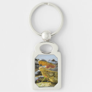 Alligator. Face to face Key Ring