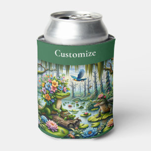 Alligator Fantasy Swamp Thunder_Cove Can Cooler