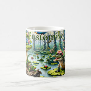 Alligator Fantasy Swamp Thunder_Cove Coffee Mug