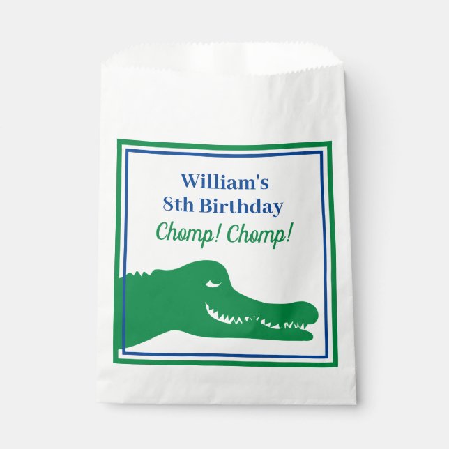 Alligator Favour Bags (Front)