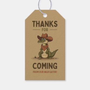 Alligator Favour Gift Tag - Salty Bark Club
