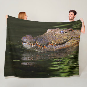 Alligator Fleece Blanket