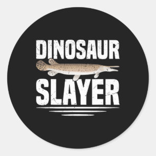 Alligator Gar Fishing Rod Season Alligator Gar Fis Classic Round Sticker