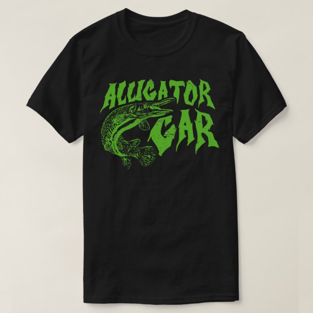 Alligator Gar fishing T-Shirt (Design Front)