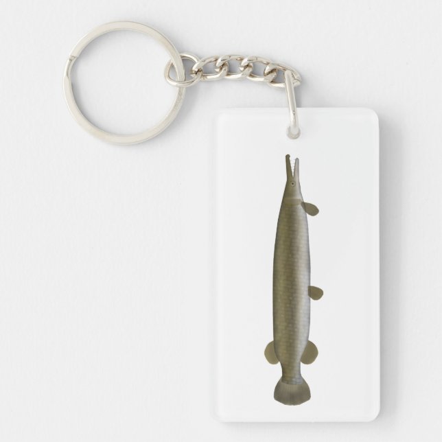 Alligator Gar  Key Ring (Front)