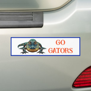 Alligator - Go Gators  Bumper Sticker