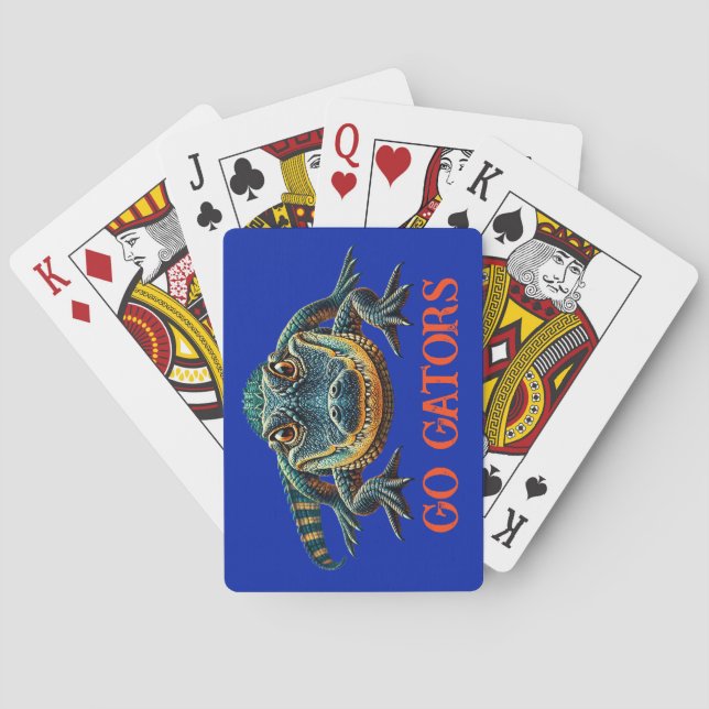 Alligator - Go Gators Playing Cards (Back)