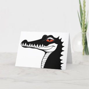 Alligator Greeting card