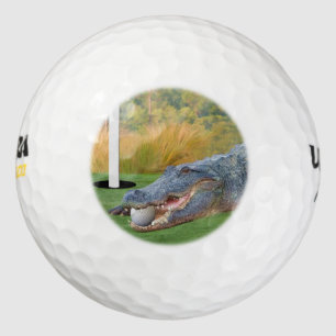 Alligator, Hazardous Lie on Golf Course Balls