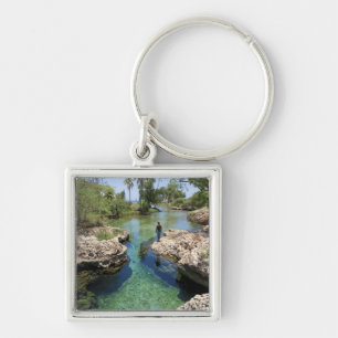 Alligator Hole, Black River Town, Jamaica Key Ring