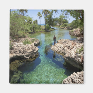 Alligator Hole, Black River Town, Jamaica Magnet