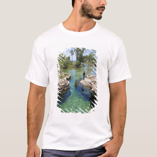 Alligator Hole, Black River Town, Jamaica T-Shirt (Front)