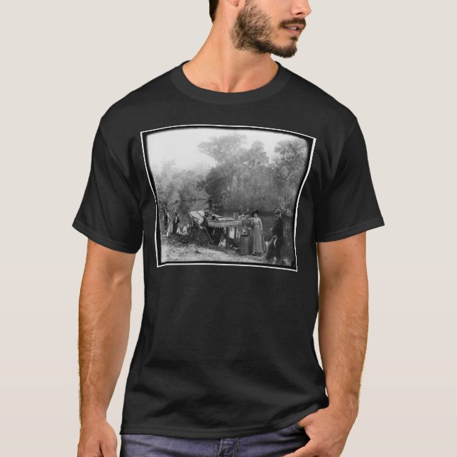 Alligator Hunting, Tomoka River, Florida 1880-1897 T-Shirt (Front)