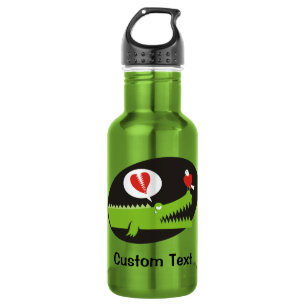 Alligator in Love Water Bottle