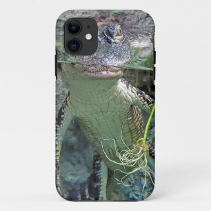 alligator in water iPhone 11 case