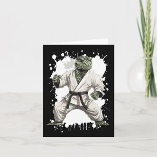 Alligator Karate Animal Fighter Judo Card