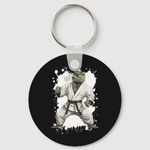 Alligator Karate Animal Fighter Judo  Key Ring