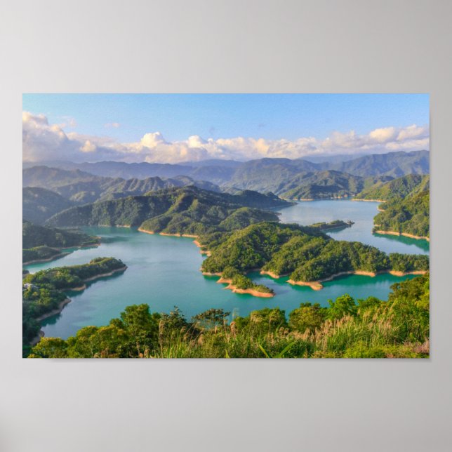 Alligator Lake Mountain Landscape Poster (Front)