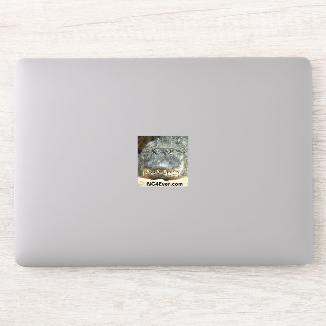 Alligator Laptop Sticker from NC4Ever.com (Computer)