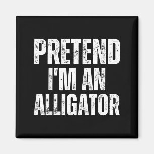 Alligator Lazy Halloween Costume Pretend an Magnet