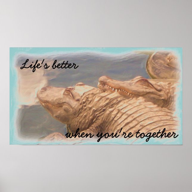Alligator love poster (Front)