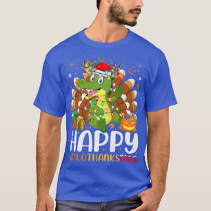 Alligator Lover Halloween Christmas Happy Hallotha T-Shirt