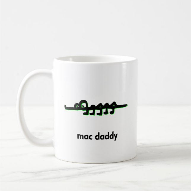 Alligator mac daddy coffee mug (Left)