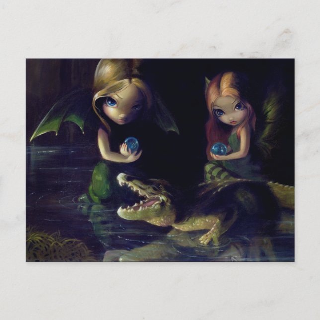 "Alligator Magic" Postcard (Front)