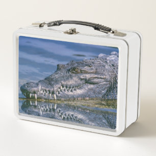 Alligator Metal Lunch Box