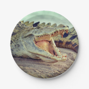 Alligator Paper Plate