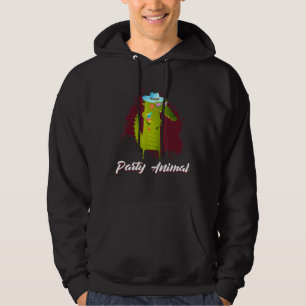 Alligator Party Animal Reptile Party Goer Reptiles Hoodie