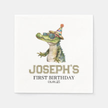 Alligator Party Invitation Invite pool party