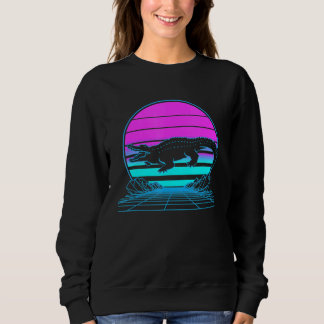 Alligator Pastel Goth Vaporwave Sweatshirt