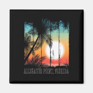 Alligator Point Florida Beach Palms Vacation Surf Magnet