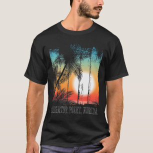 Alligator Point Florida Beach Palms Vacation Surf T-Shirt