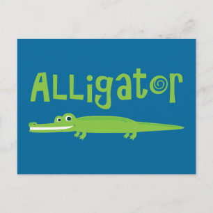 Alligator Postcard