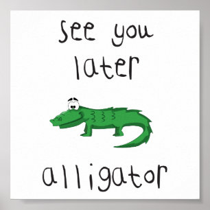 alligator poster
