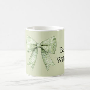 Alligator Print Bow Be Wild Coffee Mug