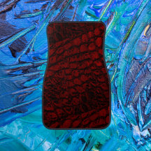 Alligator Red Faux Leather