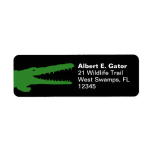 Alligator Return Address Label