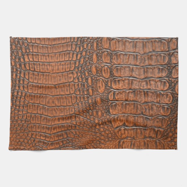 ALLIGATOR SKIN TEA TOWEL (Horizontal)
