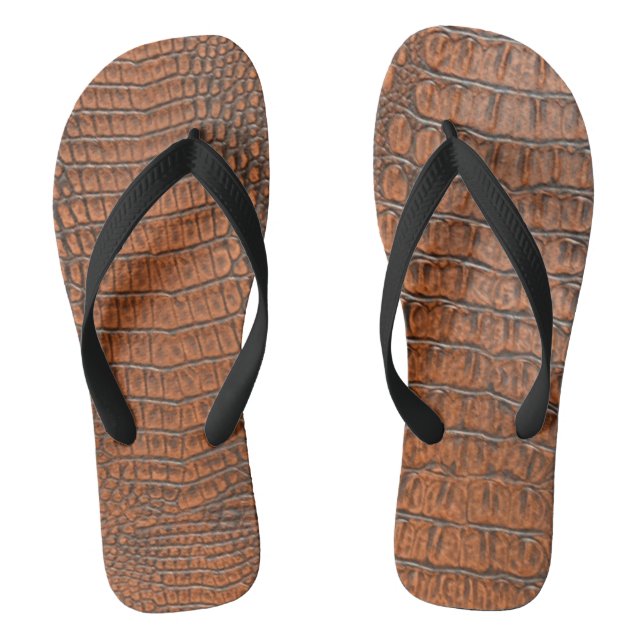 ALLIGATOR SKIN THONGS (Footbed)