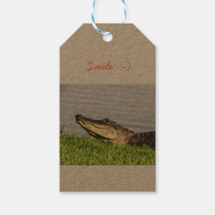 Alligator smile gift tags