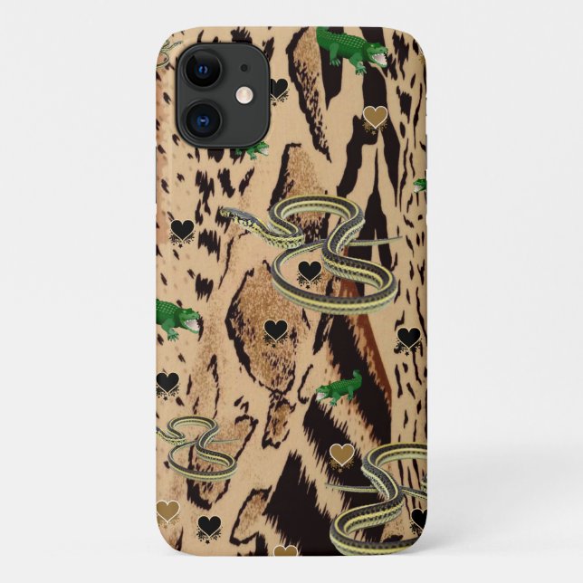 Alligator, Snakes Iphone Case (Back)