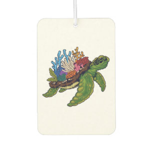 Alligator Snapping Red-Eared Slider Tortoise Car Air Freshener